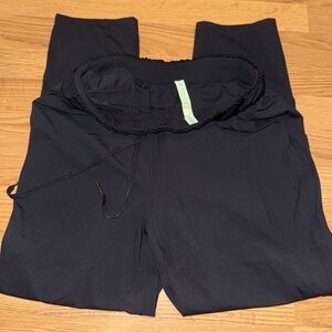 Lululemon Athletica Black Elastic Waist Trousers